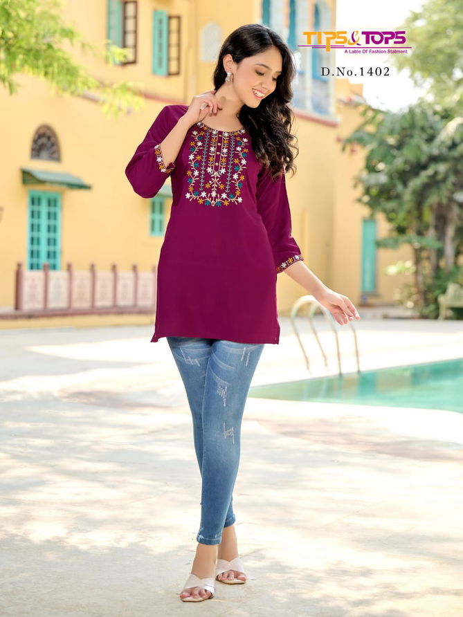 Bubbly Vol 14 By Tips And Tops Rayon Short Top Wholesale Price In Surat
